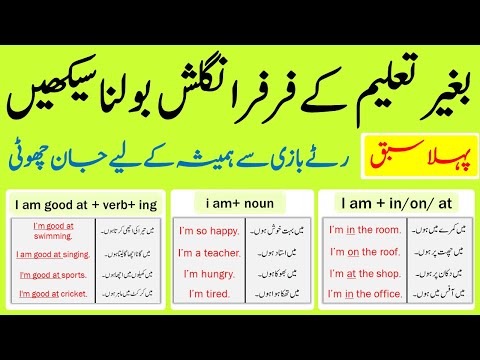 English Speaking Practice Course Explained Through Urdu | Day 1 @AWEnglish