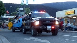 preview picture of video 'Fishery Officer - Ford F-250 & Zodiac - Smithers Fall Fair Parade 2011'
