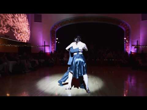  Dominic Bridge  and  Rebekah Mitchell  are  dancing  at  Portland tango festival  in  2016