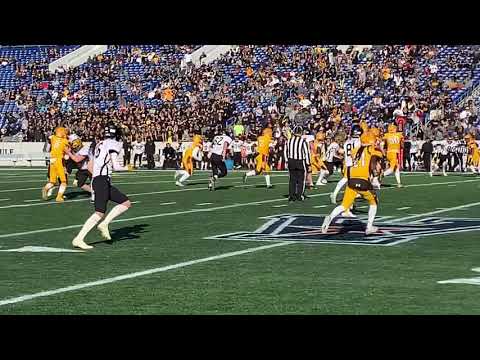 Rodrigues run/Warren Smith tackle  South Carroll/Dunbar football 2A/1A state final 12/4/21