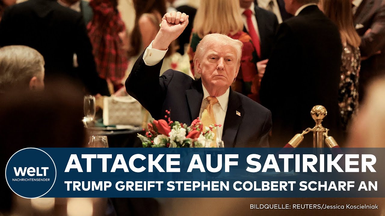 USA: Trump attackiert Stephen Colbert - Scharfe Worte nach Absetzung der „Late Show“!