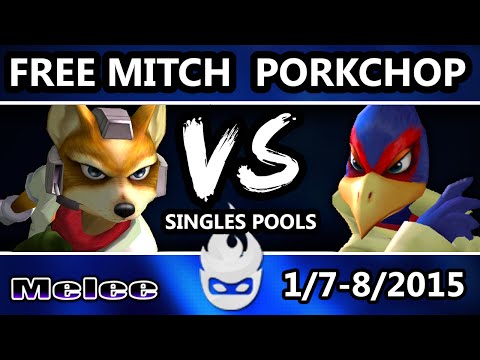 Paragon 2015 - Free Mitch (Fox) Vs. VS | Porkchop (Falco) SSBM Singles Pools - Melee
