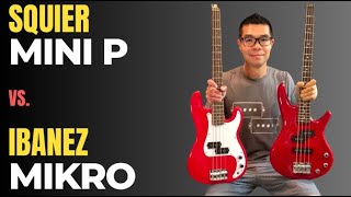 Video thumbnail for Squier Mini Precision bass vs. Ibanez Mikro Bass: A comparison of two 28.6” short scale basses by Jonathan Wong 458 Music
