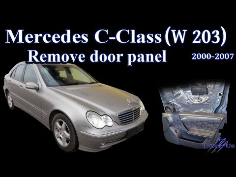 Mercedes C-Class (W203), Remove door panel - tutorial