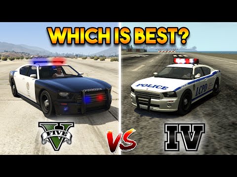 GTA 5 POLICE BUFFALO VS GTA 4 POLICE BUFFALO (WHICH IS BEST?)