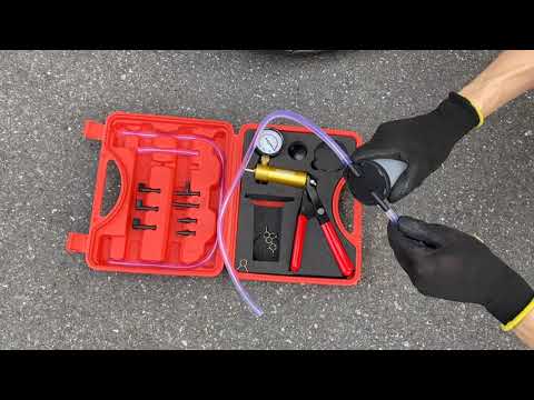 AutoWanderer Tool Brake Bleeder Kit Hand Vacuum Pump Tester One Person Brake Fluid Bleeding Tools
