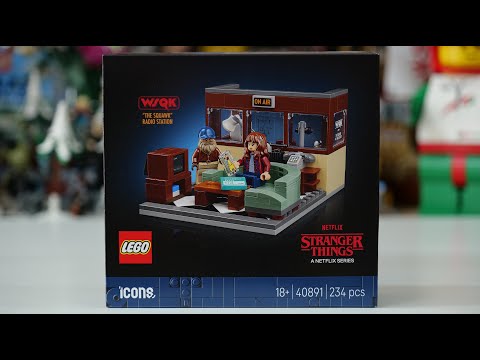 LEGO Stranger Things 40891 WSQK Radio Station - LEGO Speed Build Review