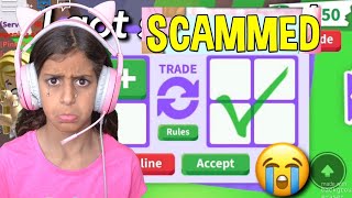 I Got SCAMMED In Adopt Me!! I Lost all my PETS in 