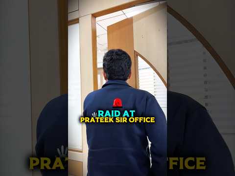 Raid at Prateek Sir Office 😱🚨 ft. Saransh Sir | IIT Motivation #shorts #esaral #iit #jee