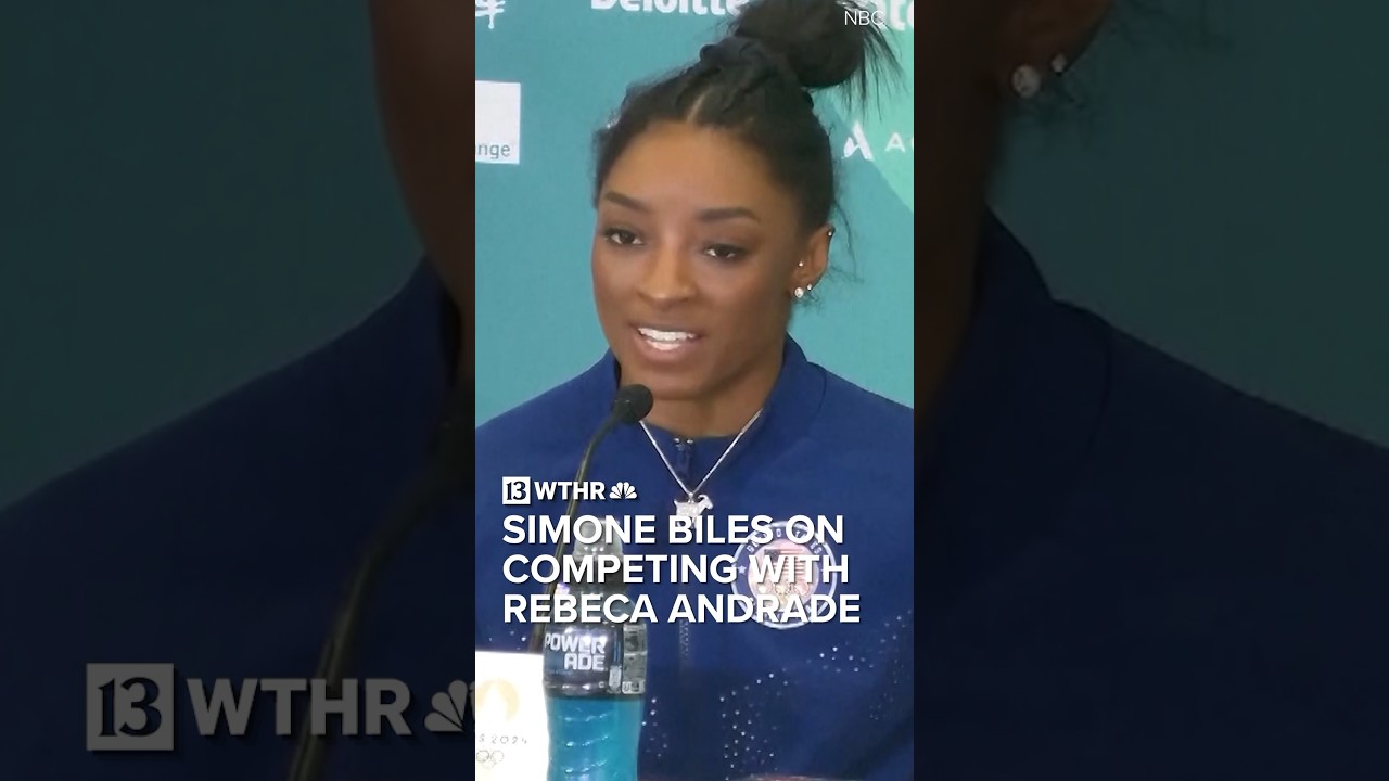Simone Biles says she doesn’t want to compete against Brazil’s Rebeca Andrade again | Via: NBC