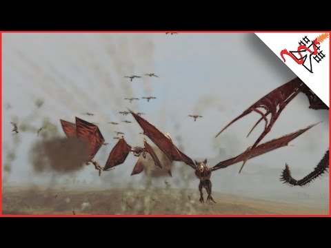 468 DOOM DIVERS CATAPULTS vs 39 TERRORGHEISTS - Total War: WARHAMMER Gameplay