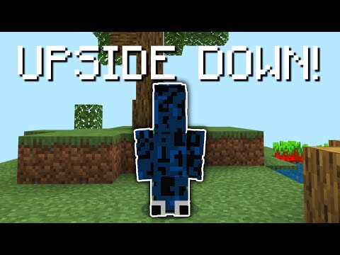 CubeCraft Skyblock But I'm UPSIDE DOWN!!