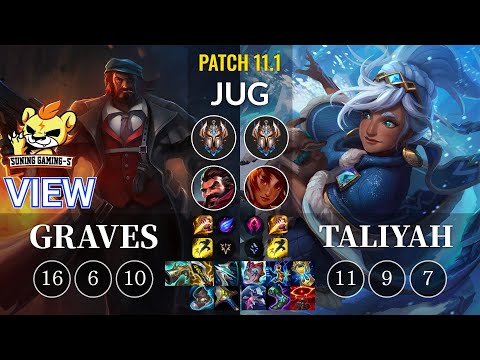 SG-S View Graves vs Taliyah Jungle - KR Patch 11.1