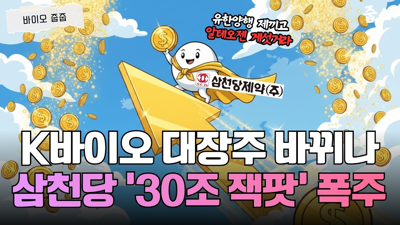 알테오젠 비켜! 삼천당제약 '30조 규모' 폭주 시작