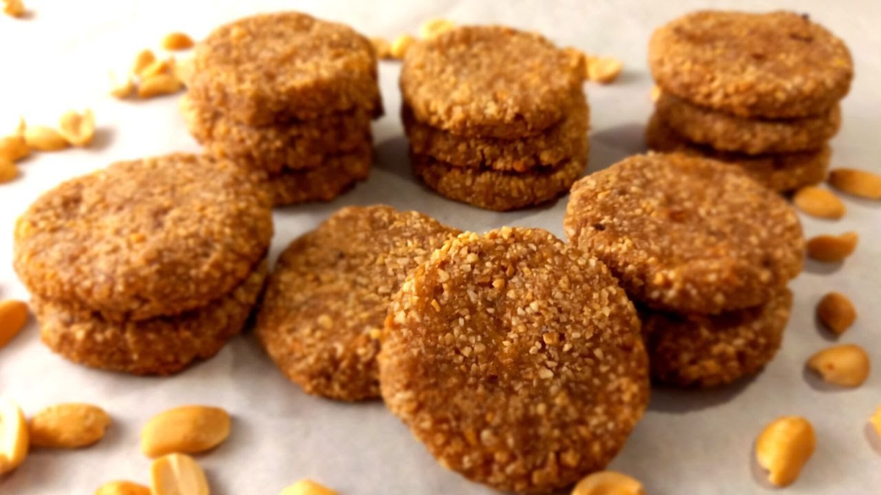 GALLETAS DE MANI, BANANA y CANELA Sin harinas, Sin azúcar, Sin huevo VEGANA SALUDABLE recetas de gri
