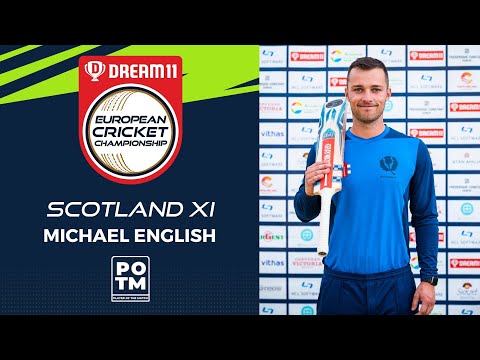 POTM: M.English - Group C, Match 19 - LUX vs SCO-XI | Highlights | Dream11 ECC, 2022 | ECC22.067