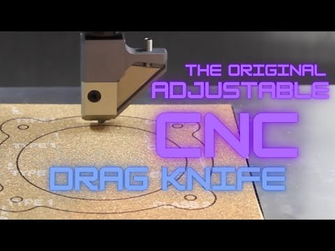 CNC Drag Knife, Adjustable Offset (The Original)