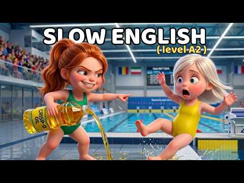 She Was Treated Unfairly… But Still Won The Swimming Championship | Slow English Level A2