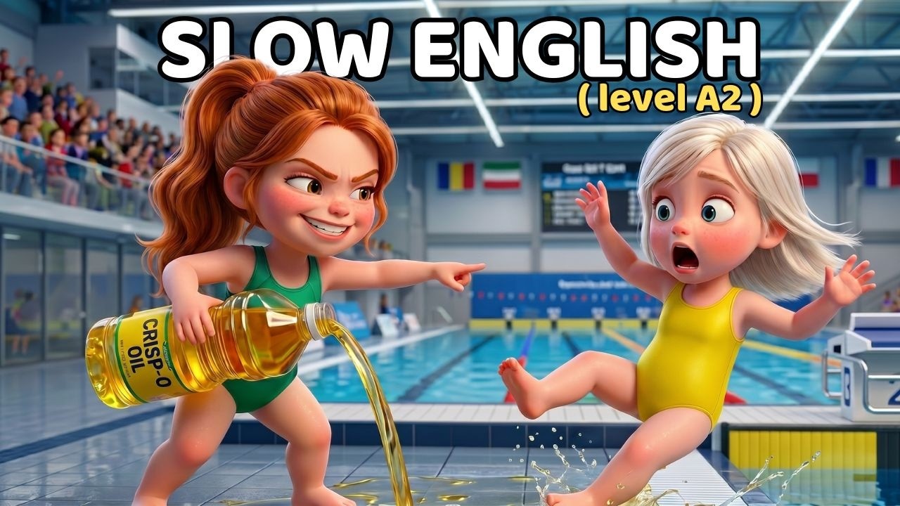 She Was Treated Unfairly… But Still Won The Swimming Championship | Slow English Level A2