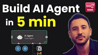 Build a NO CODE AI Agent in 5 min with n8n (Step-by-Step)