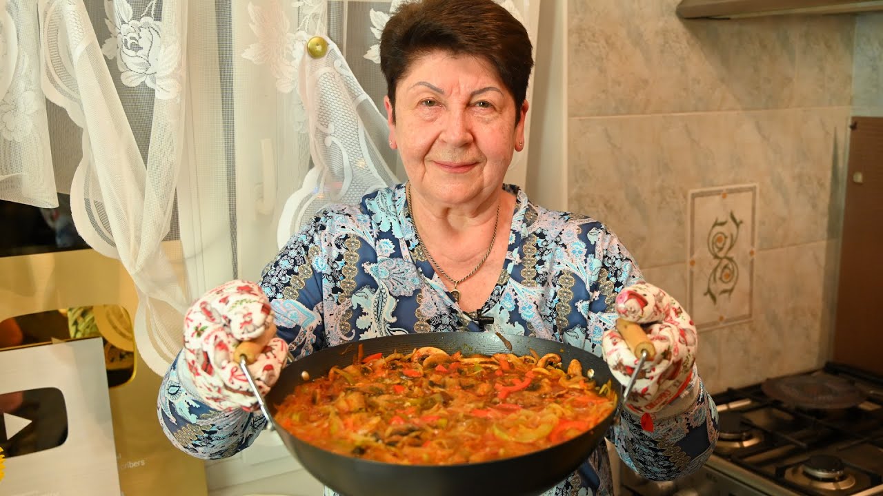 Постный ужин без мяса, без яиц, без рыбы и без молока! Простой быстрый рецепт!