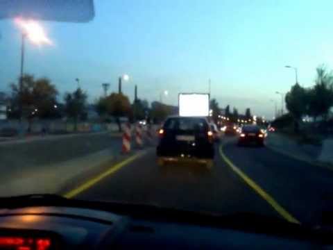 Entrance to Belgrade on the north side of the highway E75 part 2