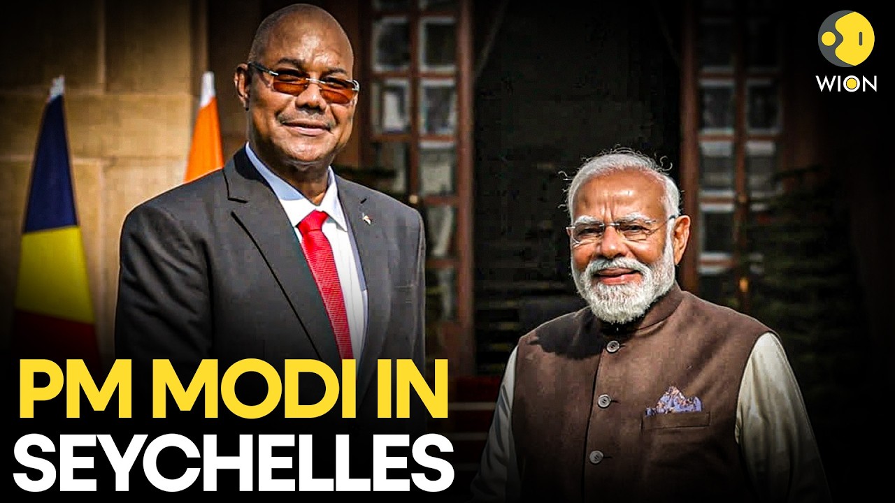 PM Modi LIVE: PM Modi Arrives in Seychelles to Strengthen Ties on 50th Independence Anniversary