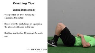 609. Bodyweight Supine Bridge Hold (:05 sec)