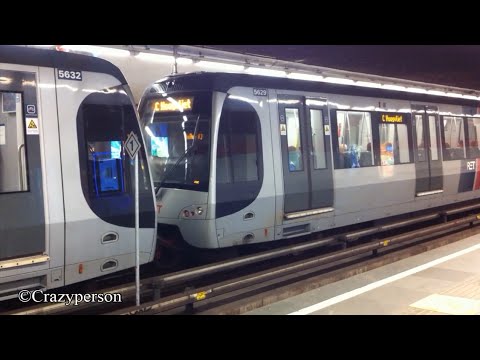 RET Metro Type SG3 vertrek Dijkzigt op lijn C tot Hoogvliet