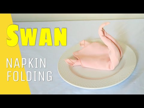 SWAN NAPKIN FOLDING