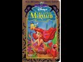 Opening To The Little Mermaid 1998 VHS
