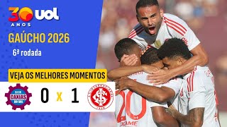 CAMPEONATO GAÚCHO 2026: MELHORES MOMENTOS CAXIAS 0 x 1 INTERNACIONAL