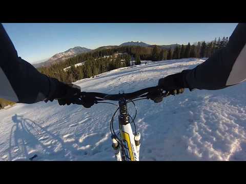 Cabana Diham cu Bicicleta - Iarna