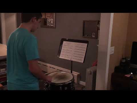 High School Orchestral Snare Audition for Day of Percussion