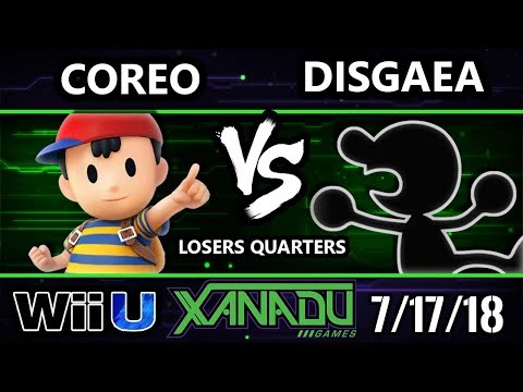 S@X 259 Smash 4 - Coreo (Ness) Vs. Disgaea (Game and Watch) - Wii U Losers Quarters