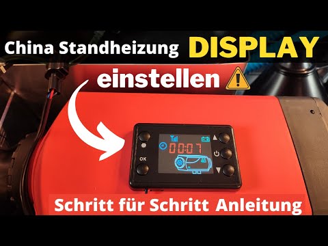 China Standheizung Display einstellen -  Handsender anlernen| Heizkiste