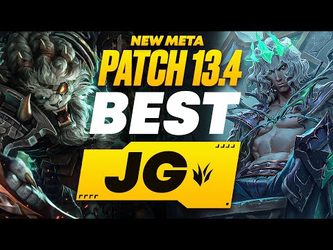 The BEST Junglers For All Ranks On Patch 13.4! NEW META! | Season 13 Tier List League of Legends