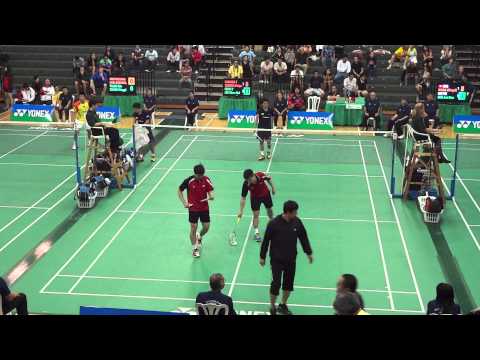 2013 US OPEN Badminton QF MD  (JPN) vs (HKG) 1/2