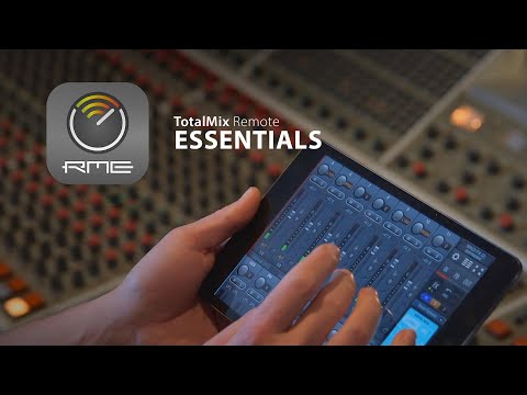 RME Essentials: TotalMix Remote