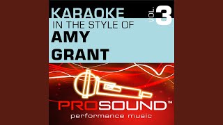 Say You'll Be Mine (Karaoke Instrumental Track) (In the style of Amy Grant)