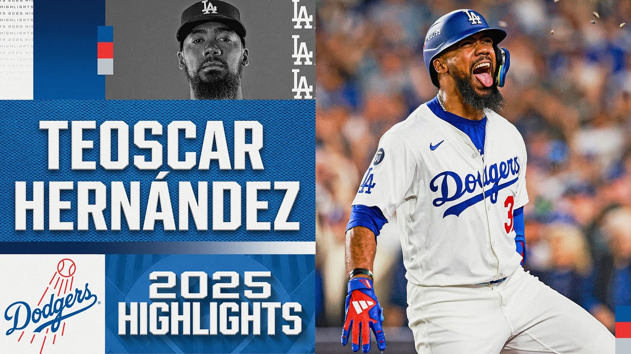 Teoscar Hernández was a World Champion for the 2nd straight year! (2025 highlights with the Dodgers)