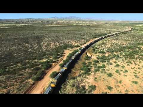 Union Pacific Engines for miles west Benson Arizona along I 10 May 3 2016