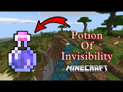 Avyana eGames - Minecraft - How To Make Potion Of Invisibility In Minecraft 1.17 | Minecraft Tutorial