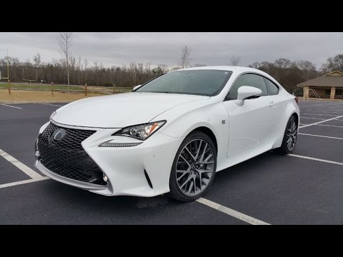 2015 Lexus RC 350 F SPORT Review - Edgy Looks on a Luxury Coupe