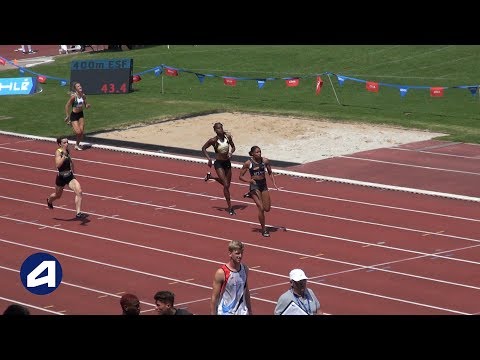 Niort 2018 : Finale 400 m Espoirs F (Kellya Pauline en 53''39)