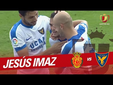Goal of Golazo de Jesús Imaz (1-2) RCD Mallorca vs UCAM Murcia