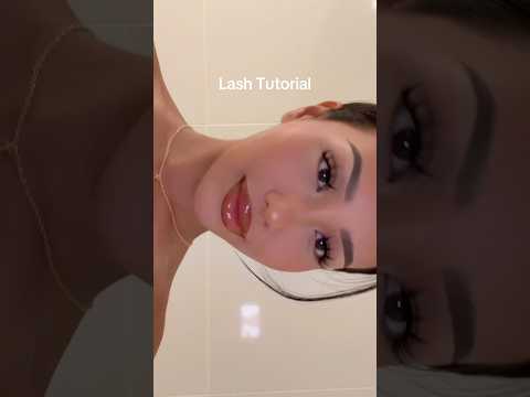 My lash tutorial 🌸💕 wiwoseo manga lashes on Amazon! #makeup #lashes