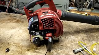toro t25 powervac carburetor repair. t25 fuel lines.
