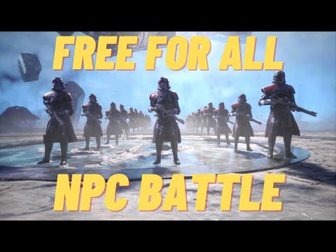 Purge Troopers Free For All NPC Battle - Jedi: Fallen Order