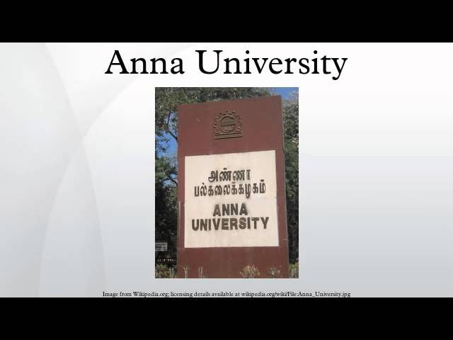 Anna University of Technology Tirunelveli видео №1